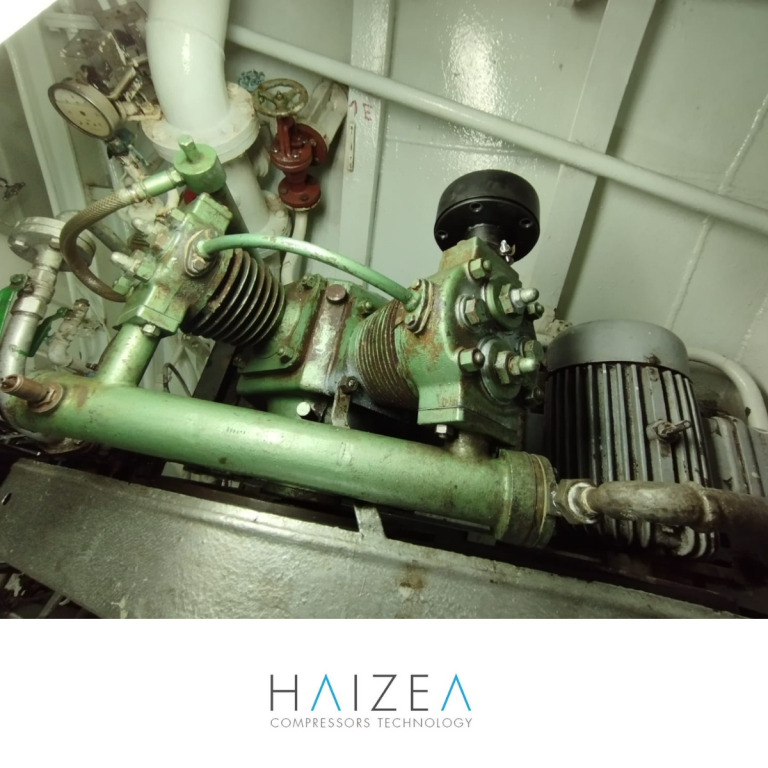 Preventive Maintenance of Air Compressors on a Ship in Pasajes