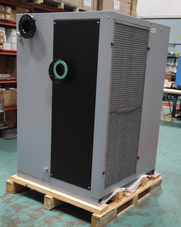 Instalación de secador de aire para industria